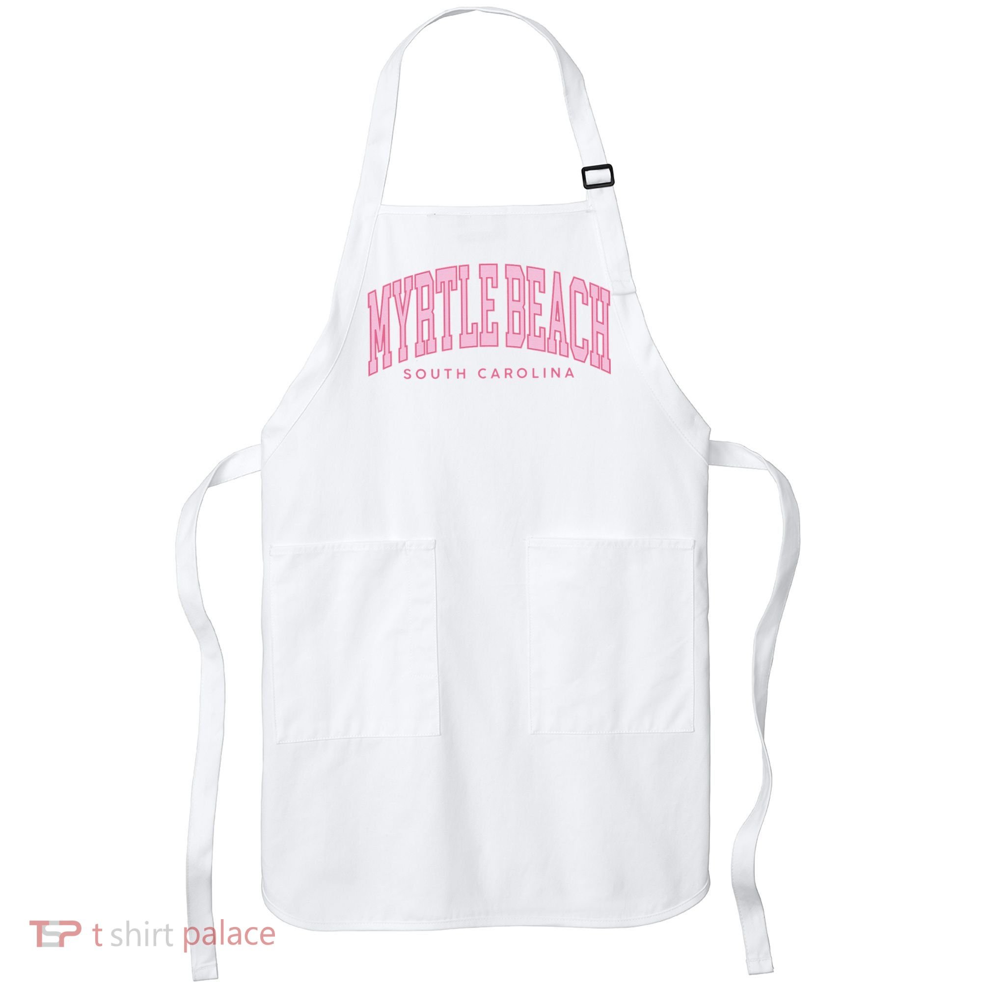 Retro Myrtle Beach South Carolina beach wo summer Apron