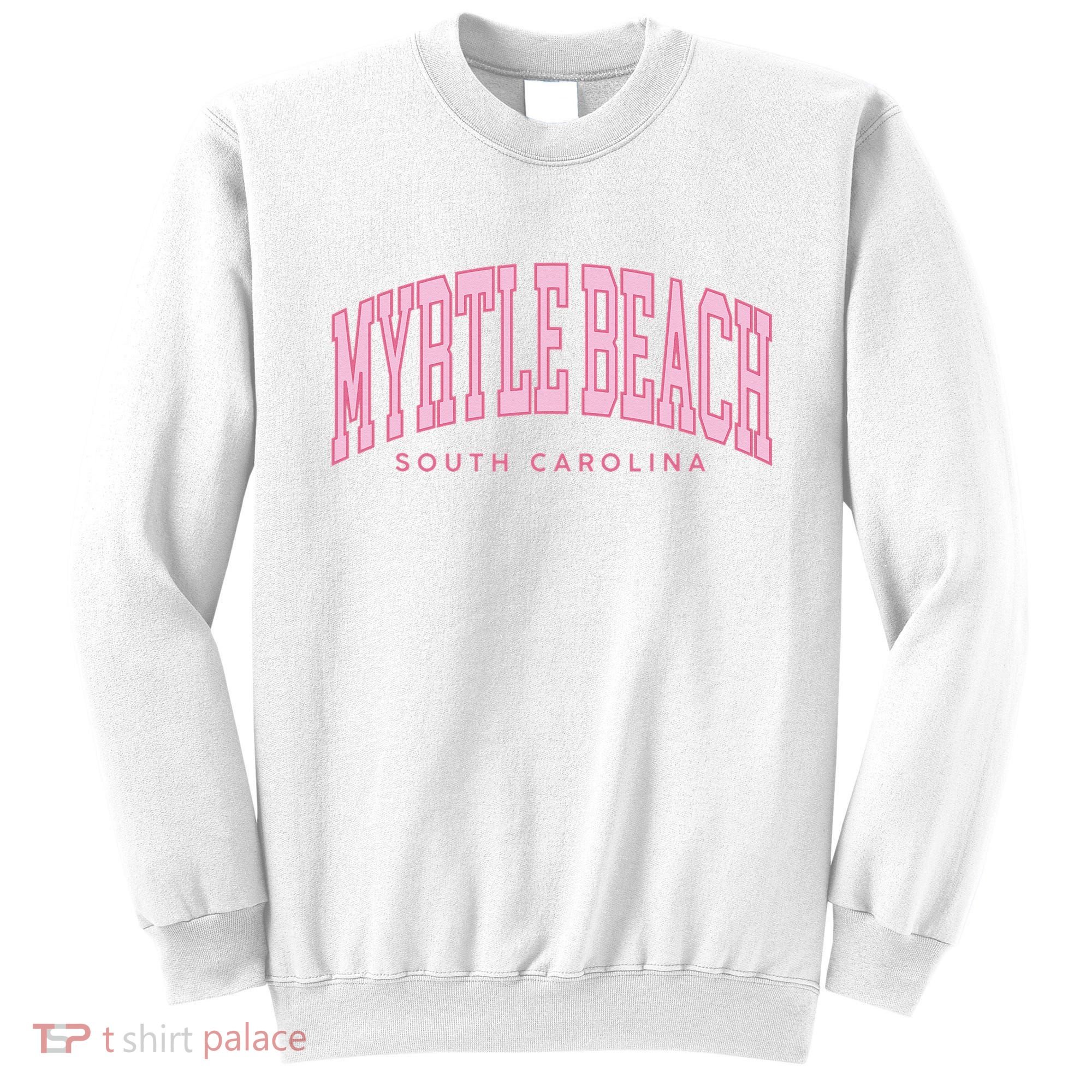 Retro Myrtle Beach South Carolina beach wo summer Sweatshirt