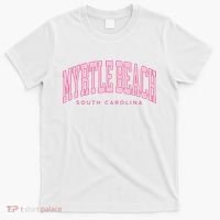 Retro Myrtle Beach South Carolina beach wo summer T-Shirt thumb 0