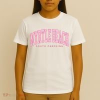 Retro Myrtle Beach South Carolina beach wo summer T-Shirt thumb 4