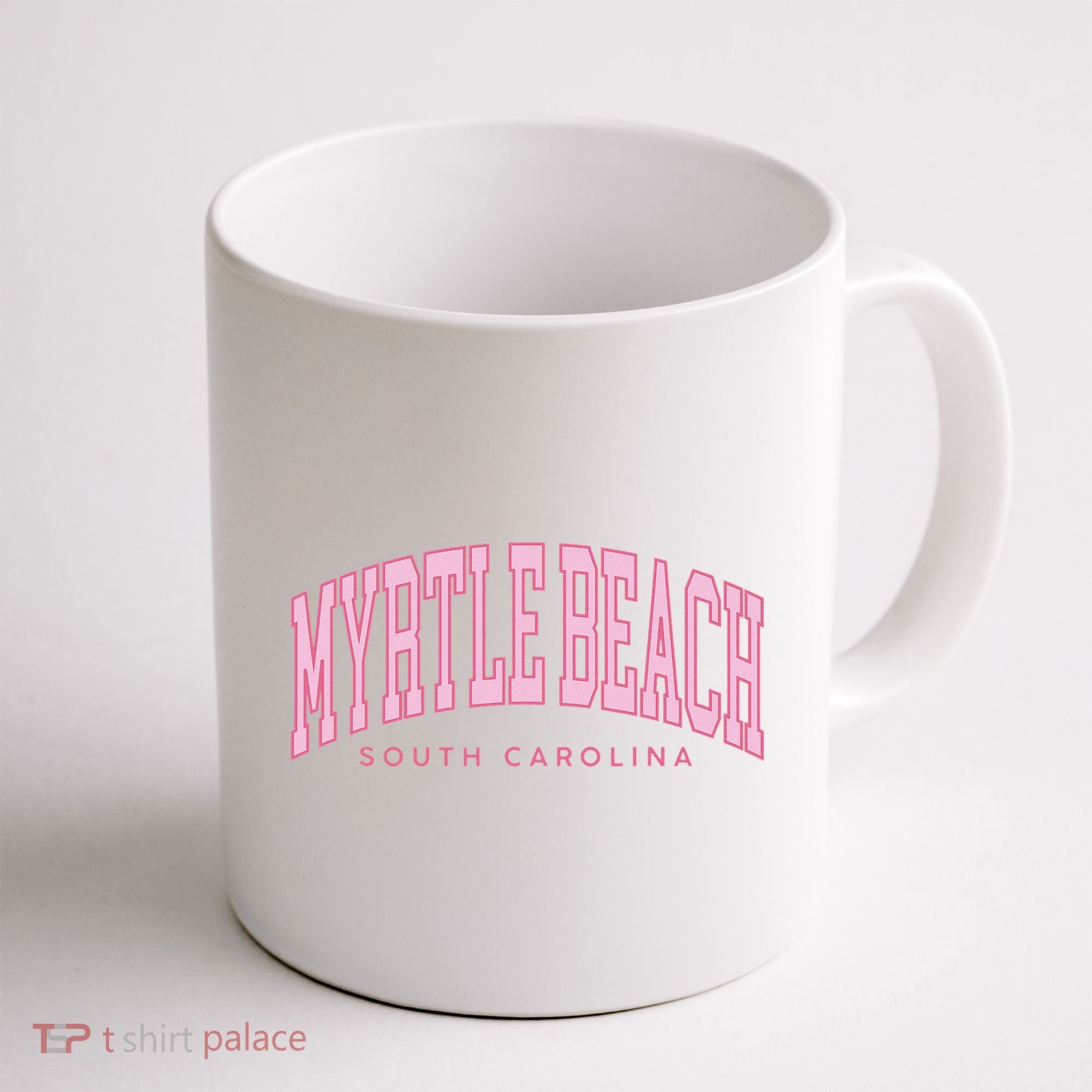Retro Myrtle Beach South Carolina beach wo summer Coffee Mug