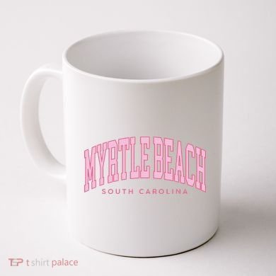 Retro Myrtle Beach South Carolina beach wo summer Coffee Mug