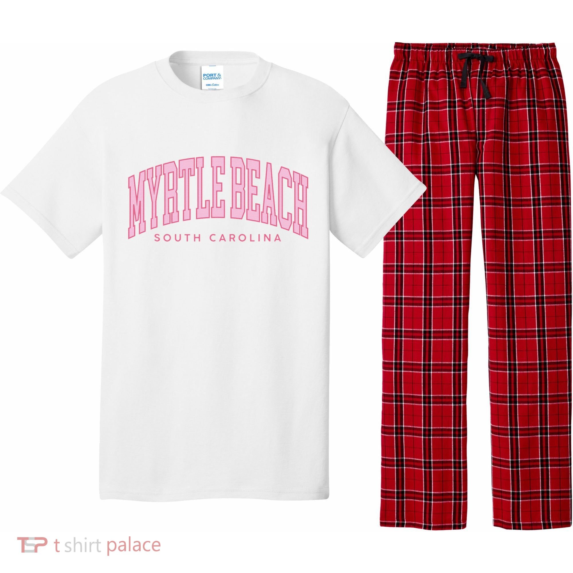 Retro Myrtle Beach South Carolina beach wo summer Pajama Set