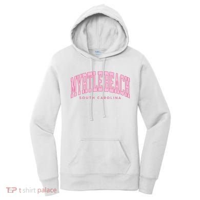 Retro Myrtle Beach South Carolina beach wo summer Women's Hoodie