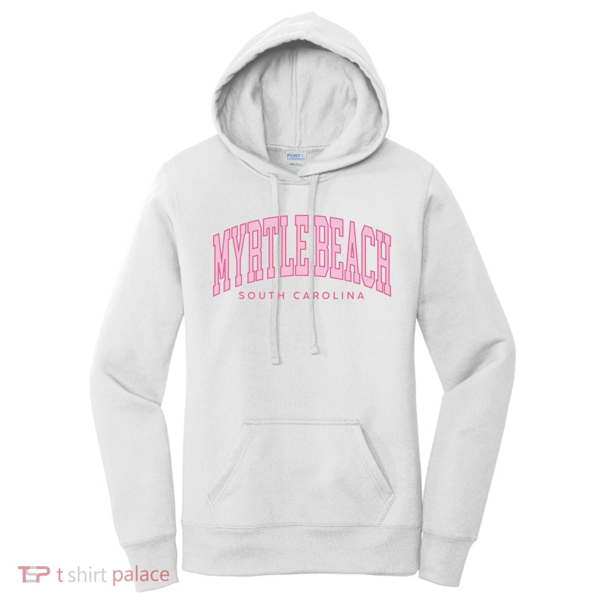 Retro Myrtle Beach South Carolina beach wo summer Women's Hoodie