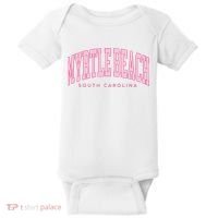 Retro Myrtle Beach South Carolina beach wo summer Baby Bodysuit thumb 0