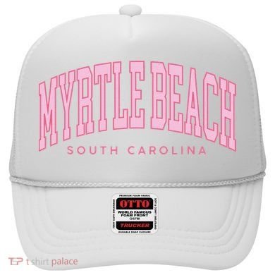 Retro Myrtle Beach South Carolina beach wo summer Hat