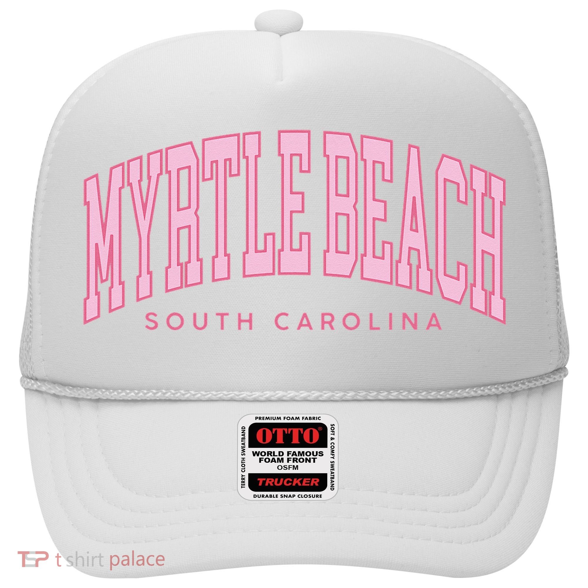 Retro Myrtle Beach South Carolina beach wo summer Hat