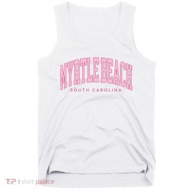 Retro Myrtle Beach South Carolina beach wo summer Tank Top