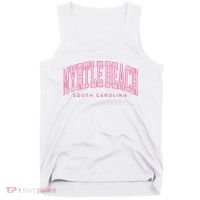 Retro Myrtle Beach South Carolina beach wo summer Tank Top thumb 0