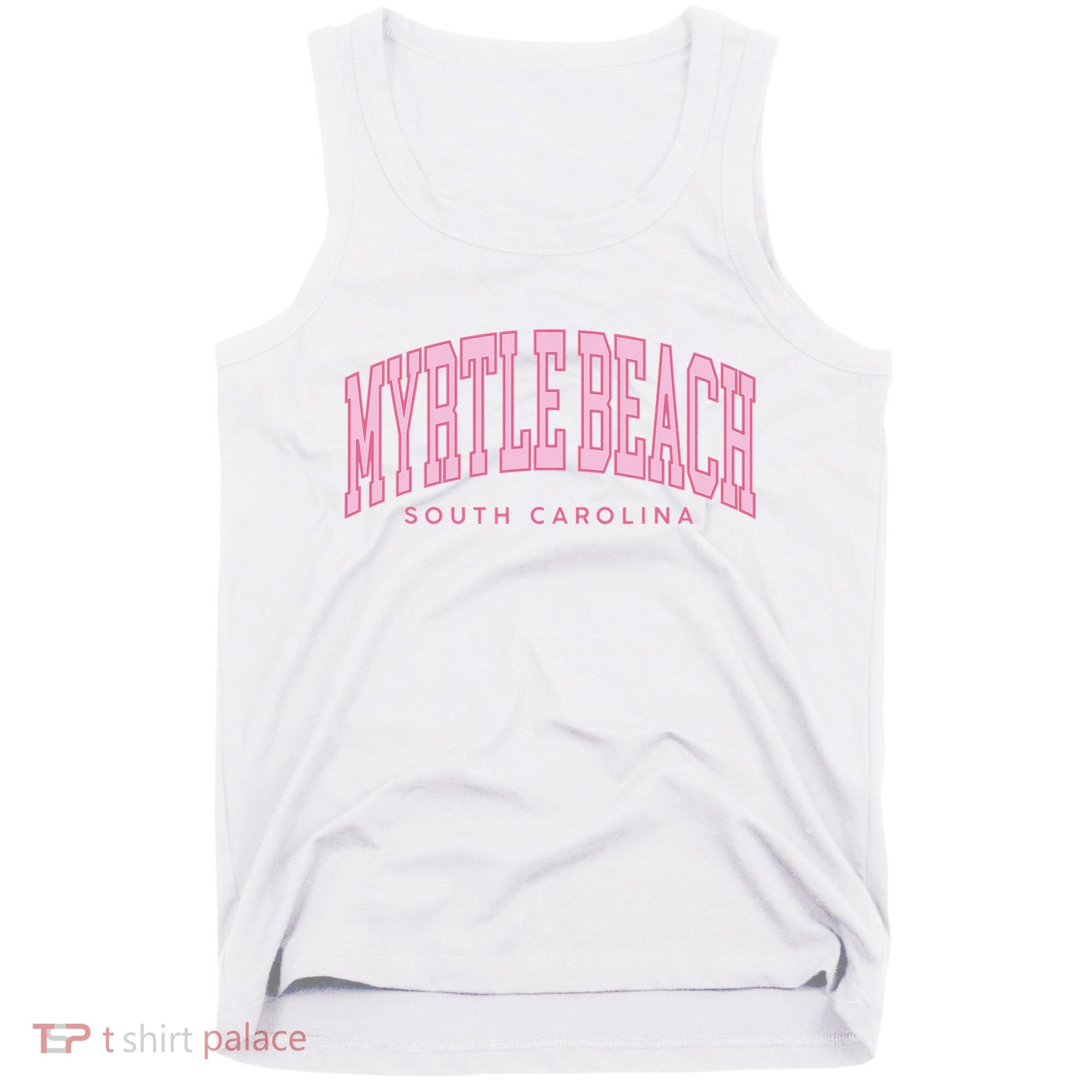 Retro Myrtle Beach South Carolina beach wo summer Tank Top