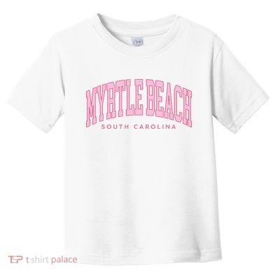 Retro Myrtle Beach South Carolina beach wo summer Toddler T-Shirt