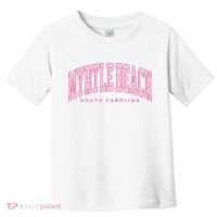 Retro Myrtle Beach South Carolina beach wo summer Toddler T-Shirt thumb 0