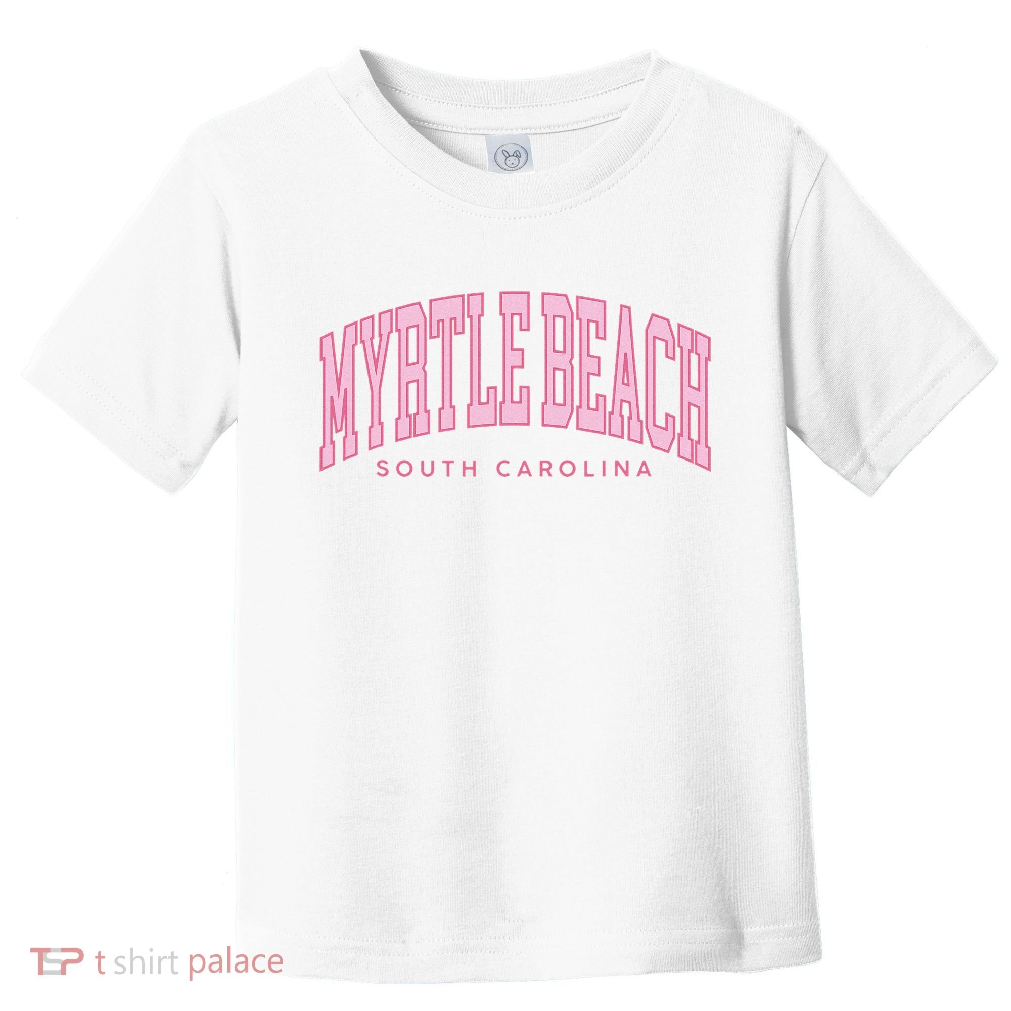 Retro Myrtle Beach South Carolina beach wo summer Toddler T-Shirt
