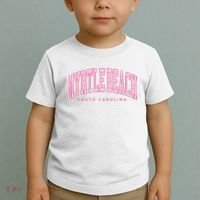 Retro Myrtle Beach South Carolina beach wo summer Toddler T-Shirt thumb 2