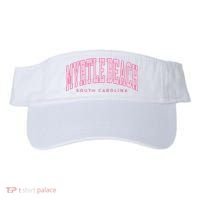 Retro Myrtle Beach South Carolina beach wo summer Visor thumb 0