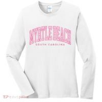 Retro Myrtle Beach South Carolina beach wo summer Women's Long Sleeve Shirt thumb 0