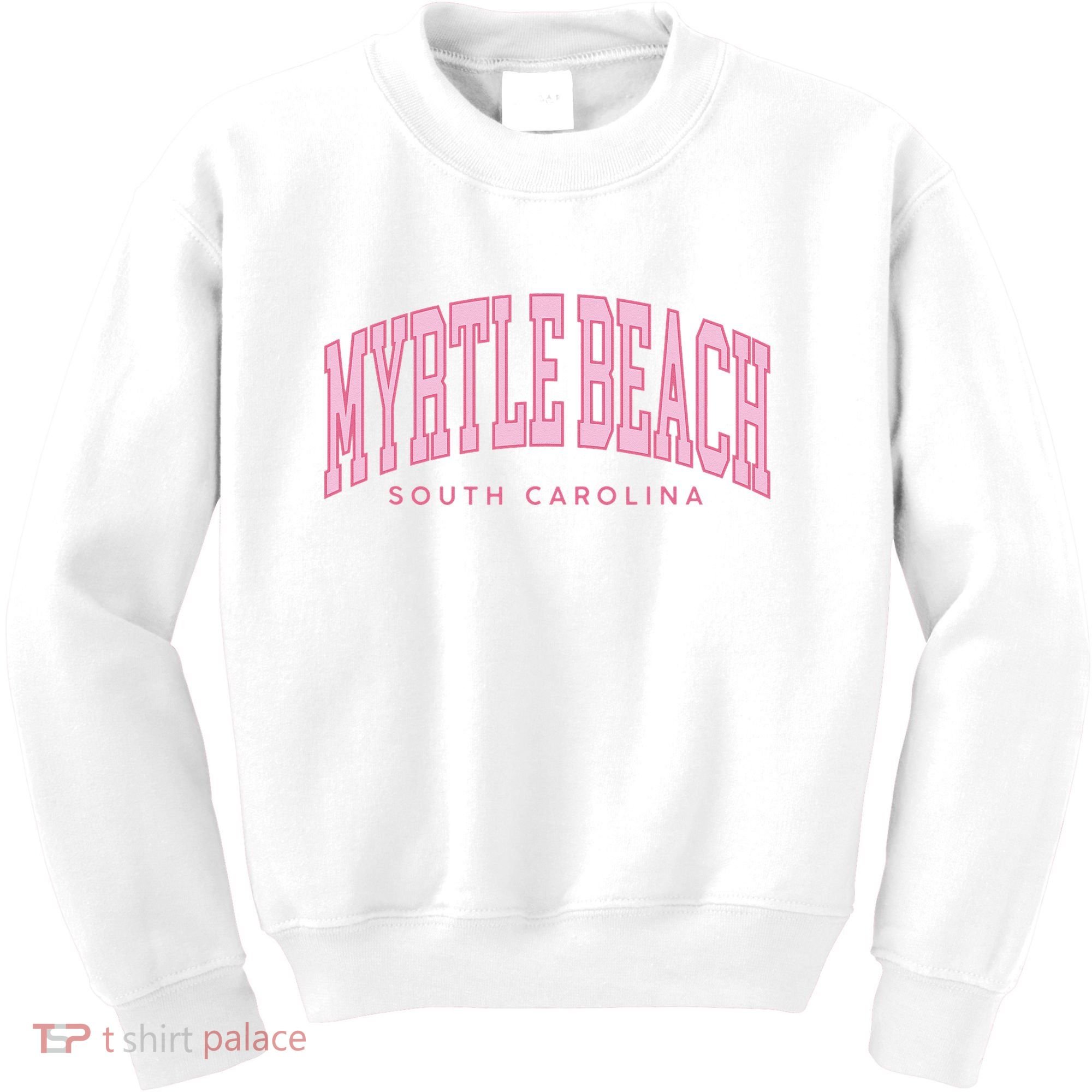 Retro Myrtle Beach South Carolina beach wo summer Kids Sweatshirt