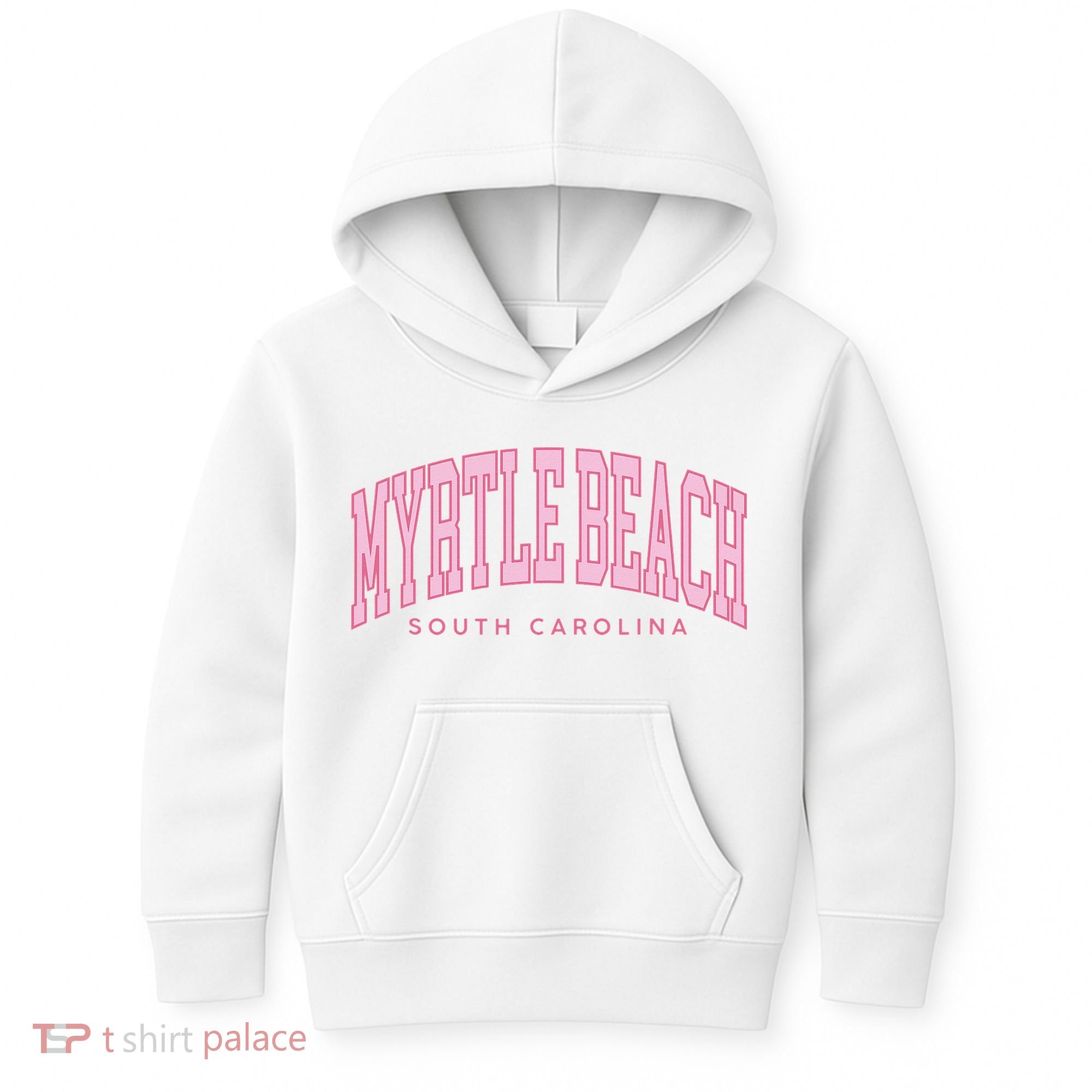 Retro Myrtle Beach South Carolina beach wo summer Kids Hoodie