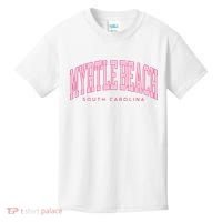 Retro Myrtle Beach South Carolina beach wo summer Kids T-Shirt thumb 0