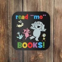 Read Mo Books Read More Books Piggie Elephant Pigeons It's Good Day To Read Book Coaster thumb 0
