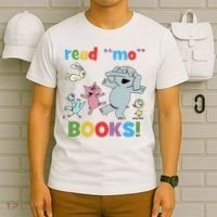 Read Mo Books Read More Books Piggie Elephant Pigeons It's Good Day To Read Book T-Shirt thumb 6