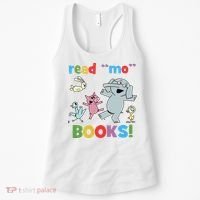 Read Mo Books Read More Books Piggie Elephant Pigeons It's Good Day To Read Book Women's Tank Top thumb 0