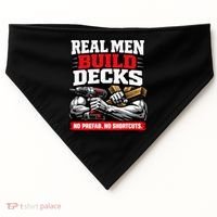 Real Men Build Decks USA-Made Doggie Bandana thumb 0