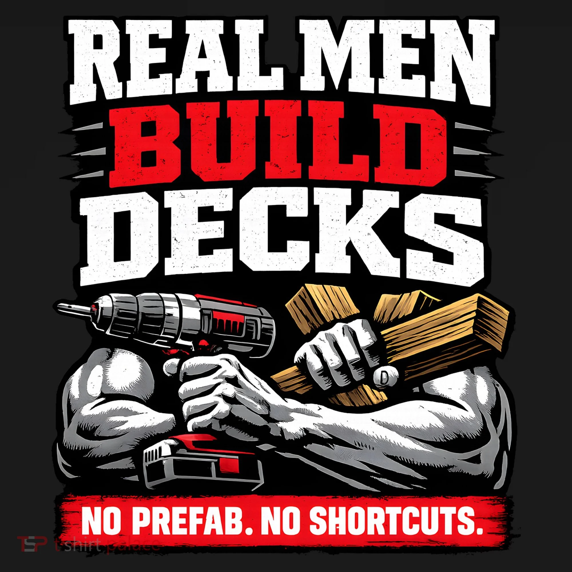Real Men Build Decks Sweatshirt