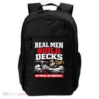 Real Men Build Decks Backpack thumb 0