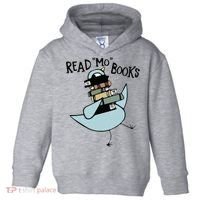 Read Mo Books Pigeon Library Reading Books Reader 2024 Toddler Hoodie thumb 0