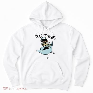 Read Mo Books Pigeon Library Reading Books Reader 2024 Hoodie