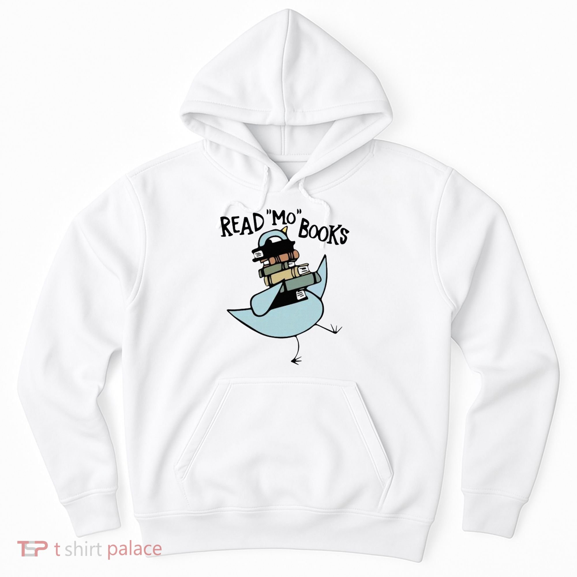 Read Mo Books Pigeon Library Reading Books Reader 2024 Hoodie