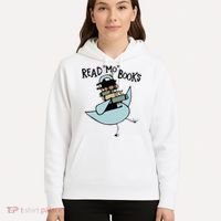 Read Mo Books Pigeon Library Reading Books Reader 2024 Hoodie thumb 5
