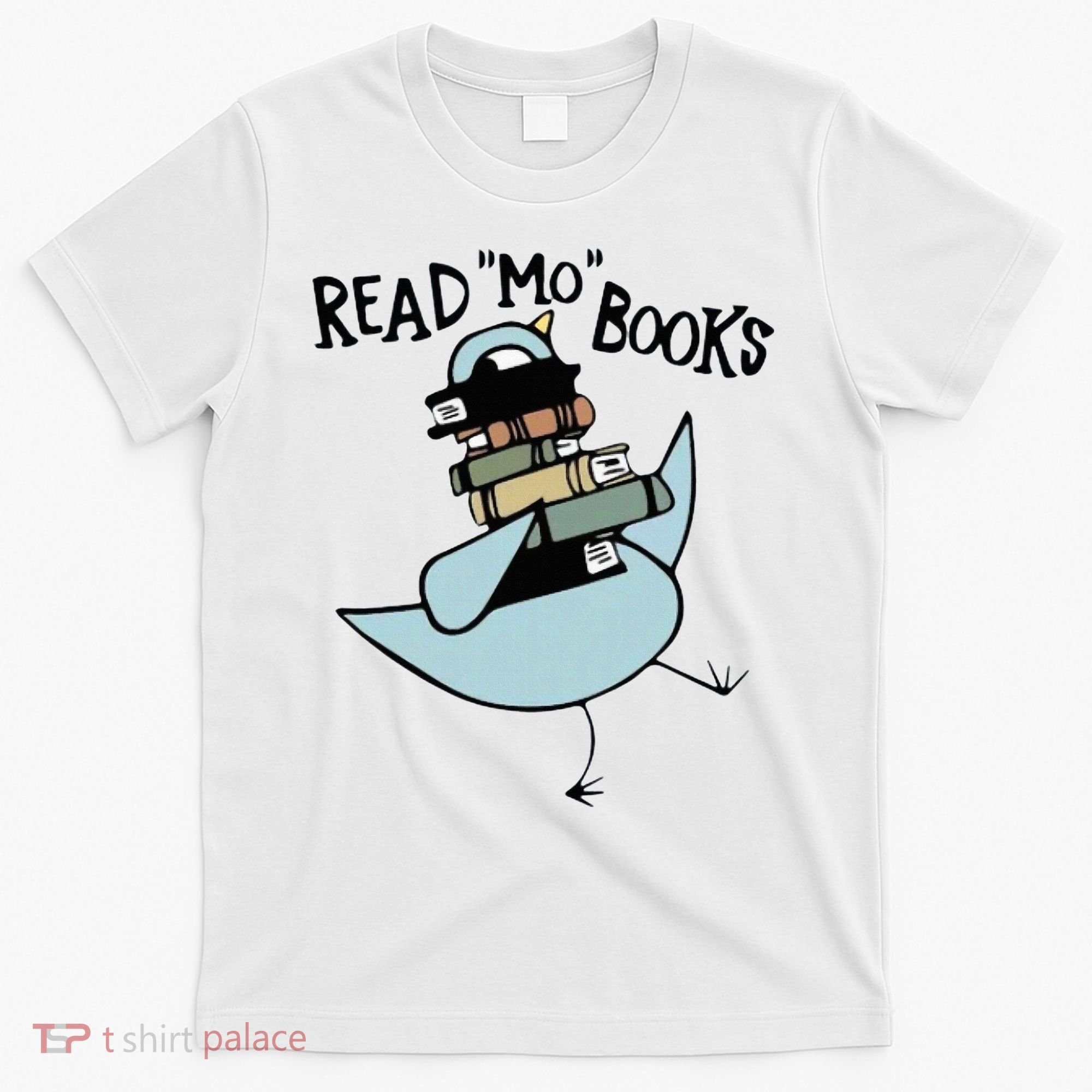Read Mo Books Pigeon Library Reading Books Reader 2024 T-Shirt