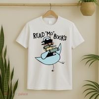 Read Mo Books Pigeon Library Reading Books Reader 2024 T-Shirt thumb 2