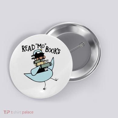 Read Mo Books Pigeon Library Reading Books Reader 2024 Button