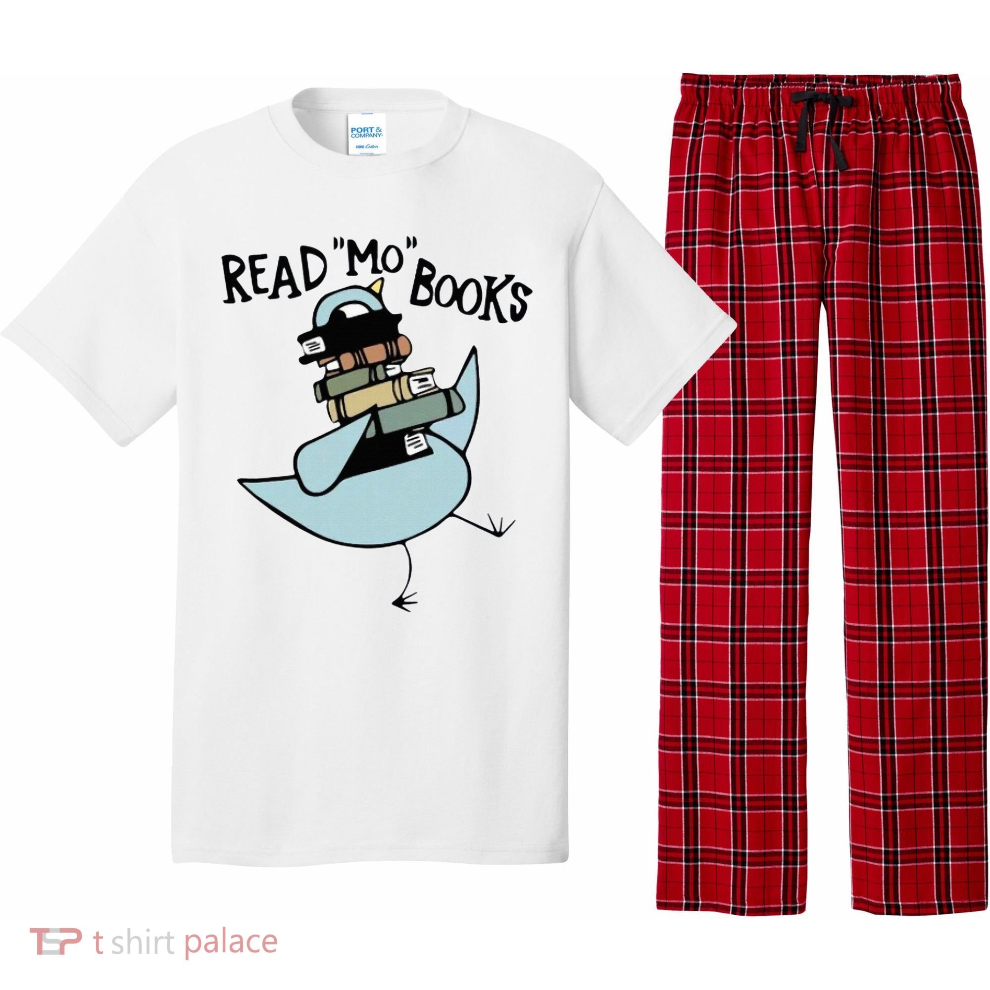 Read Mo Books Pigeon Library Reading Books Reader 2024 Pajama Set