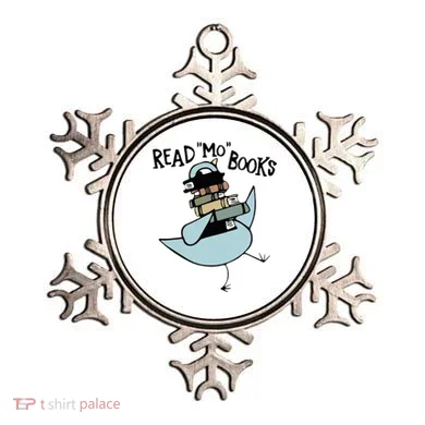 Read Mo Books Pigeon Library Reading Books Reader 2024 Ornament