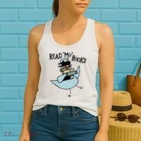 Read Mo Books Pigeon Library Reading Books Reader 2024 Women's Tank Top thumb 2