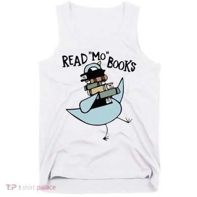 Read Mo Books Pigeon Library Reading Books Reader 2024 Tank Top