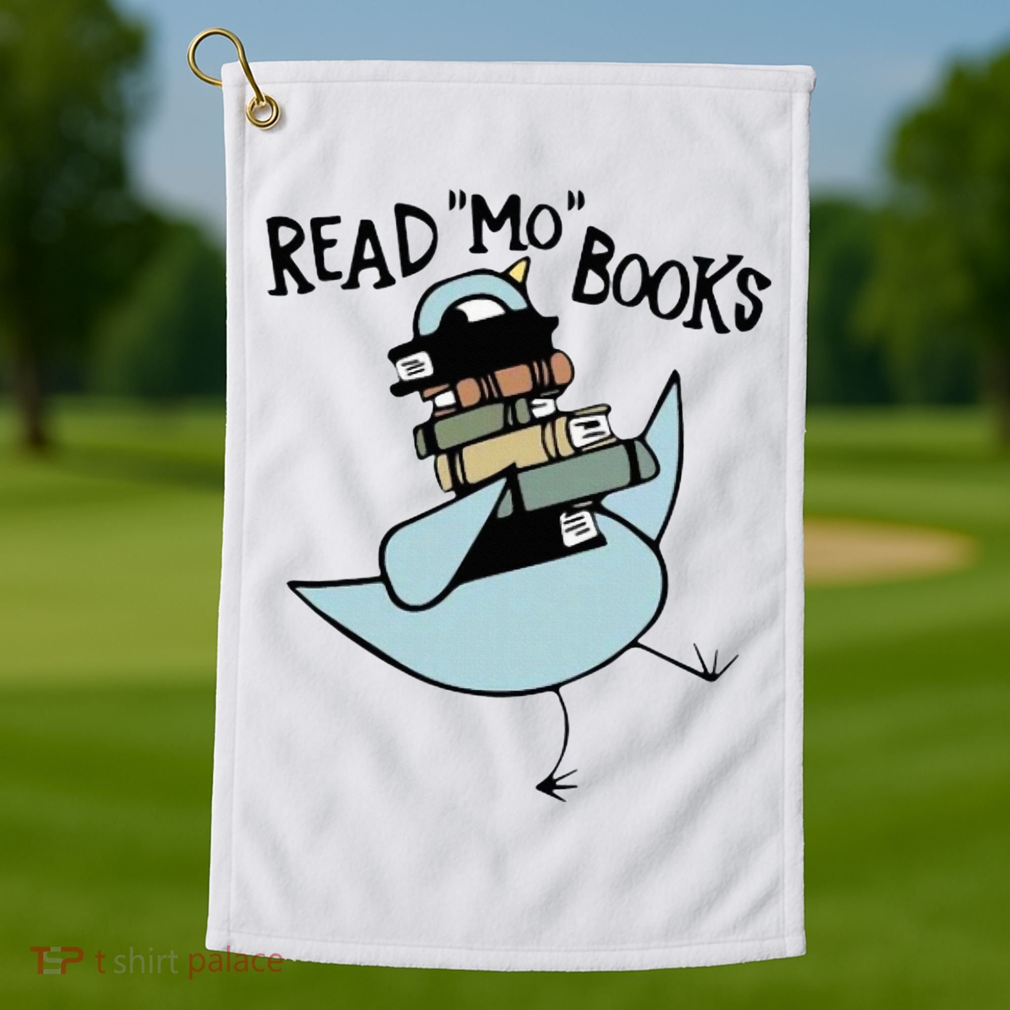 Read Mo Books Pigeon Library Reading Books Reader 2024 Golf Towel