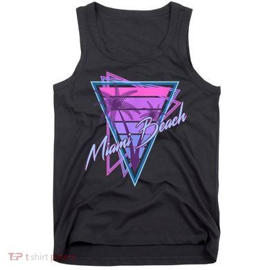 Retro Miami Beach Vintage 80s Beach Souvenir Tank Top