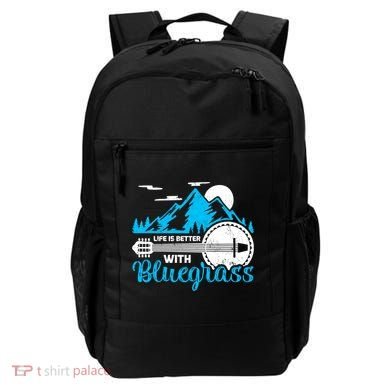 Retro Mountain Banjo Life Is Better With Bluegrass Gift Backpack