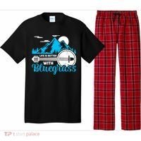Retro Mountain Banjo Life Is Better With Bluegrass Gift Pajama Set thumb 0