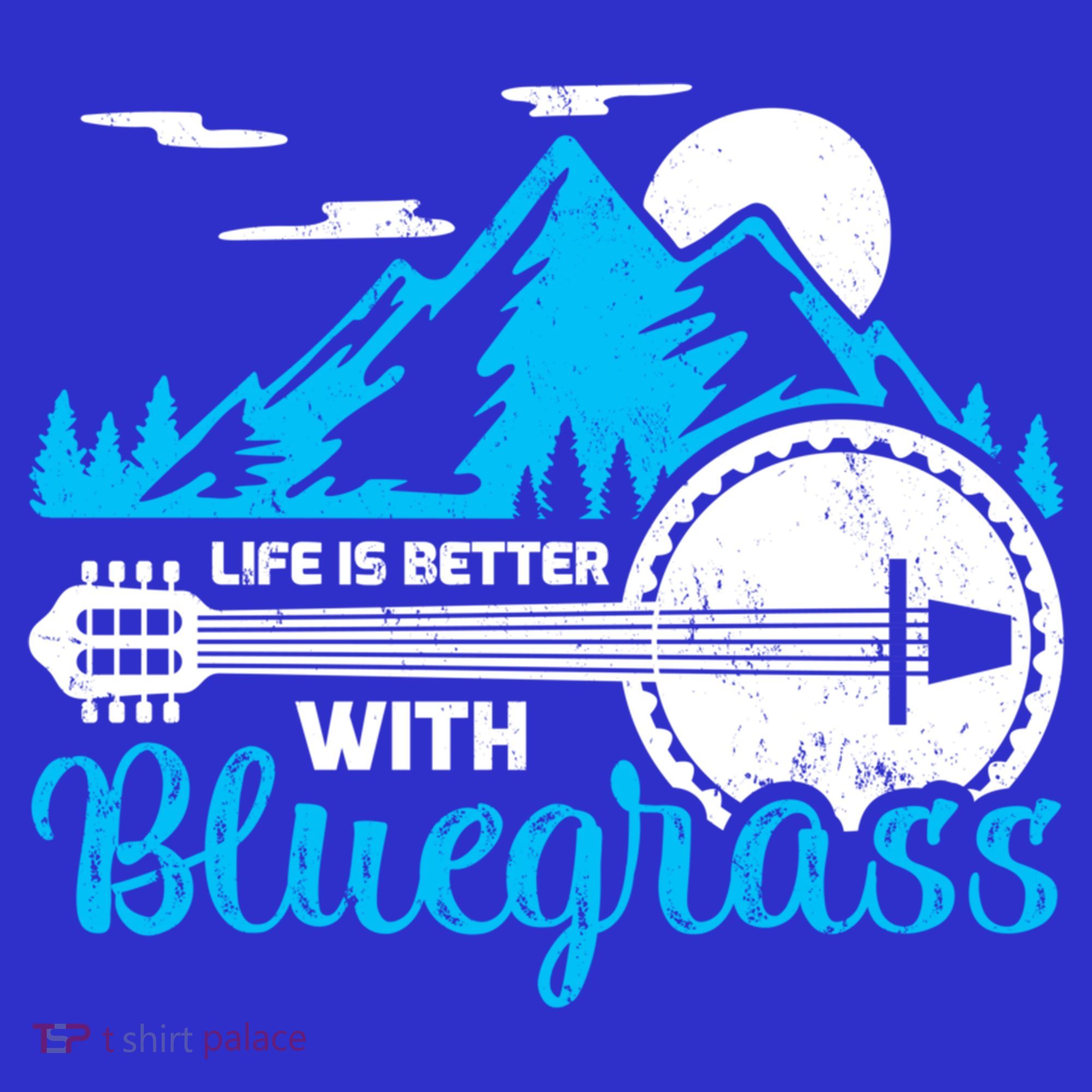 Retro Mountain Banjo Life Is Better With Bluegrass Gift Kids Hoodie