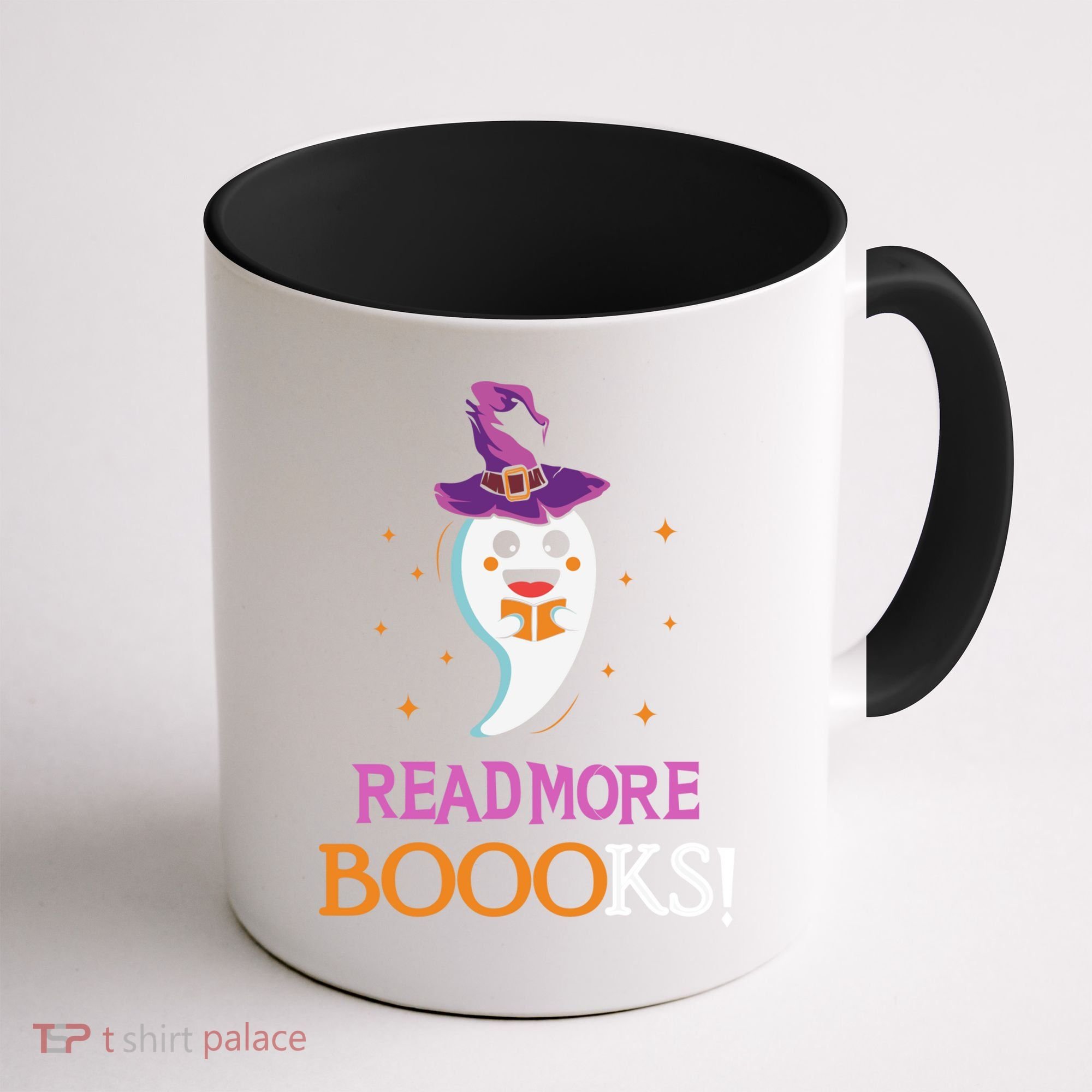 Read More Books Boo Halloween Costume Reading Lover Ghost Gift Coffee Mug