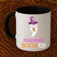 Read More Books Boo Halloween Costume Reading Lover Ghost Gift Coffee Mug thumb 2