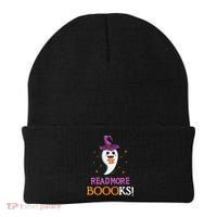 Read More Books Boo Halloween Costume Reading Lover Ghost Gift Beanie thumb 0