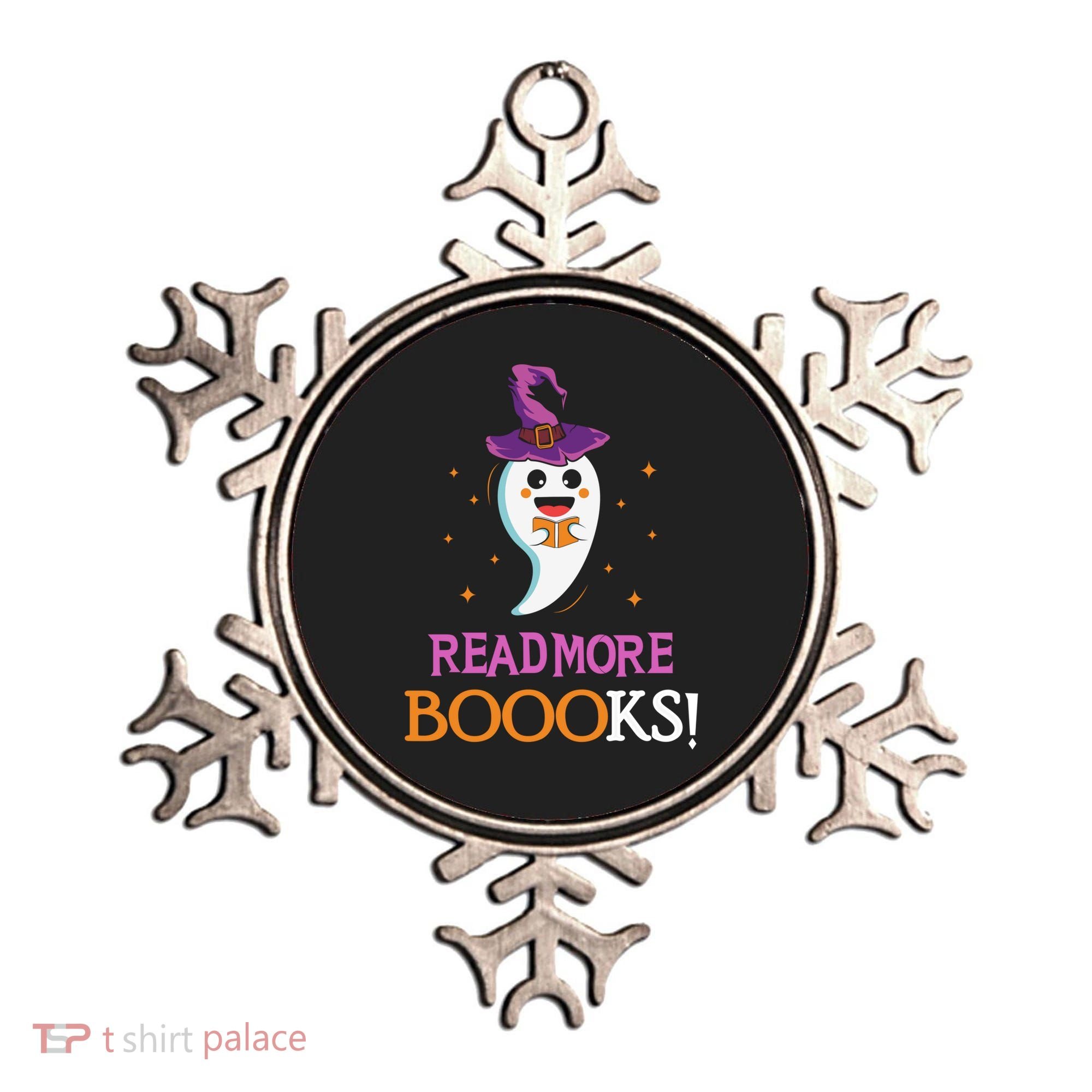 Read More Books Boo Halloween Costume Reading Lover Ghost Gift Ornament